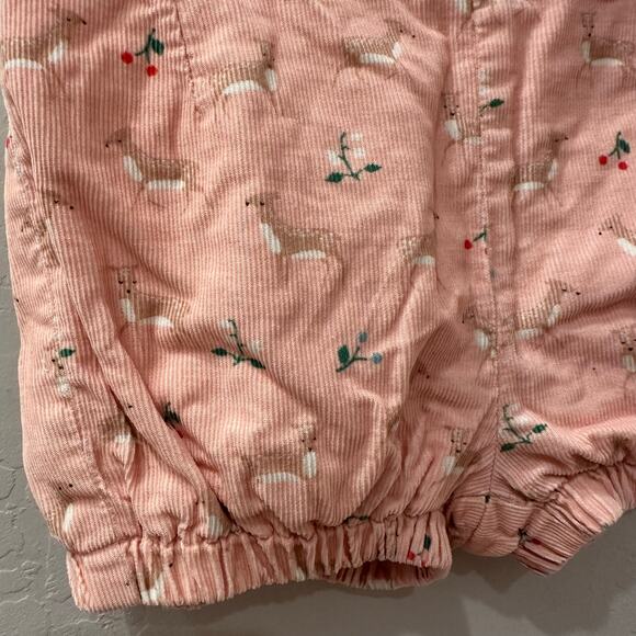 Baby Boden Pink Reindeer Corduroy Bloomer Shorts - Picture 3 of 6